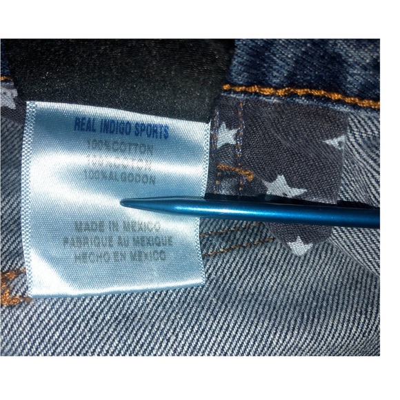 NWOT NFL team apparel Gridiron classic Dark Blue Denim blue jeans 34x32. - Picture 9 of 10